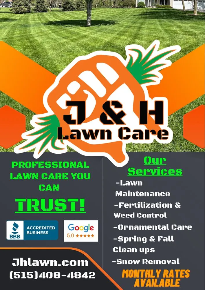 Expert lawn care service for homes in Fort Dodge, IA by J & H Lawn Care