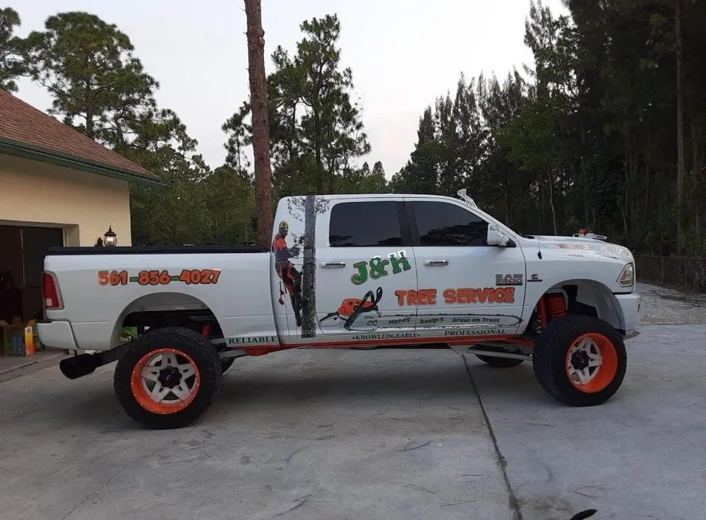 Reliable garden landscaping near you across Loxahatchee, FL - J & H Tree Service