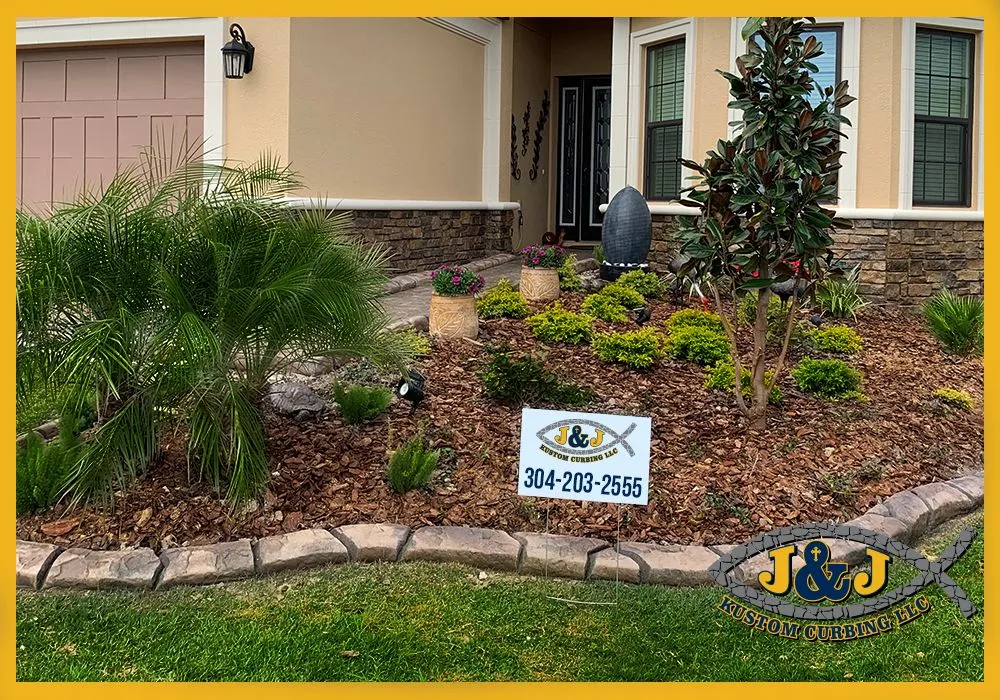 Affordable landscape installation with custom design across Buckhannon, WV - J & J Kustom Curbing
