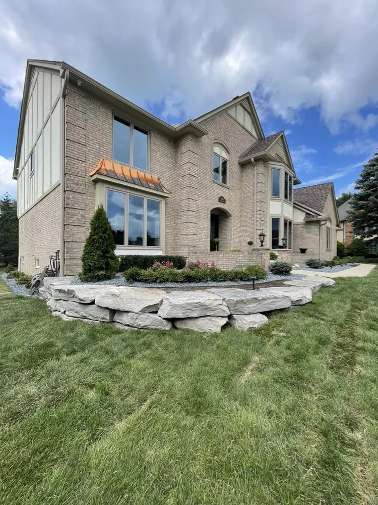 Custom landscape installation in Ray, MI - J & J Landscaping