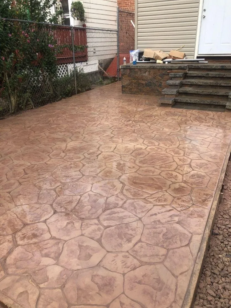 Custom landscape installation in Trenton, NJ by J & J Lawn Service & Landscaping