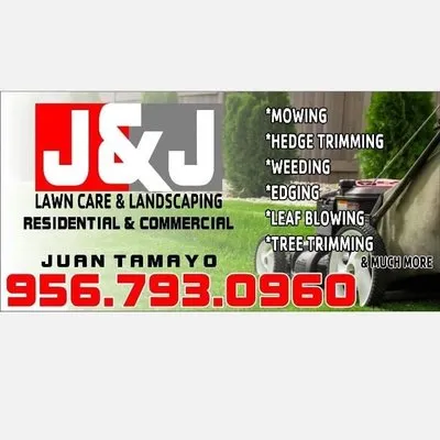 J & J Lawncare And Landscaping Logo