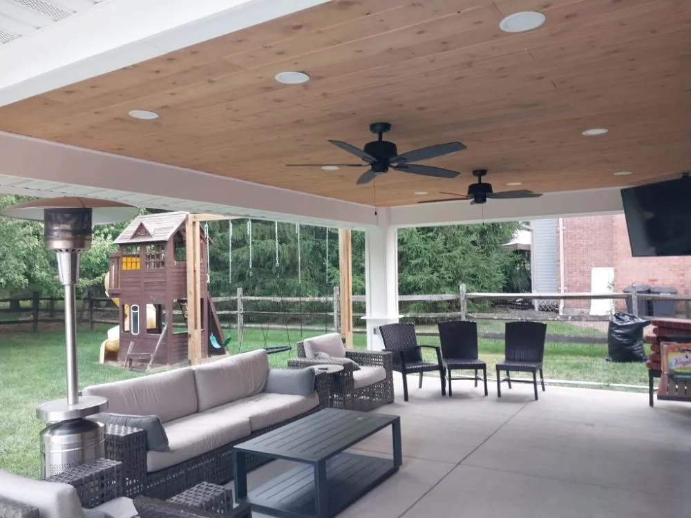 Professional yard cleanup service in Harrison, OH by J & J Rehab