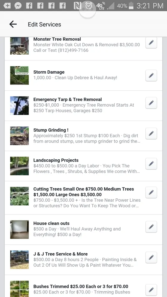 Local garden landscaping experts serving Evansville, IN - J & J Tree Service & More