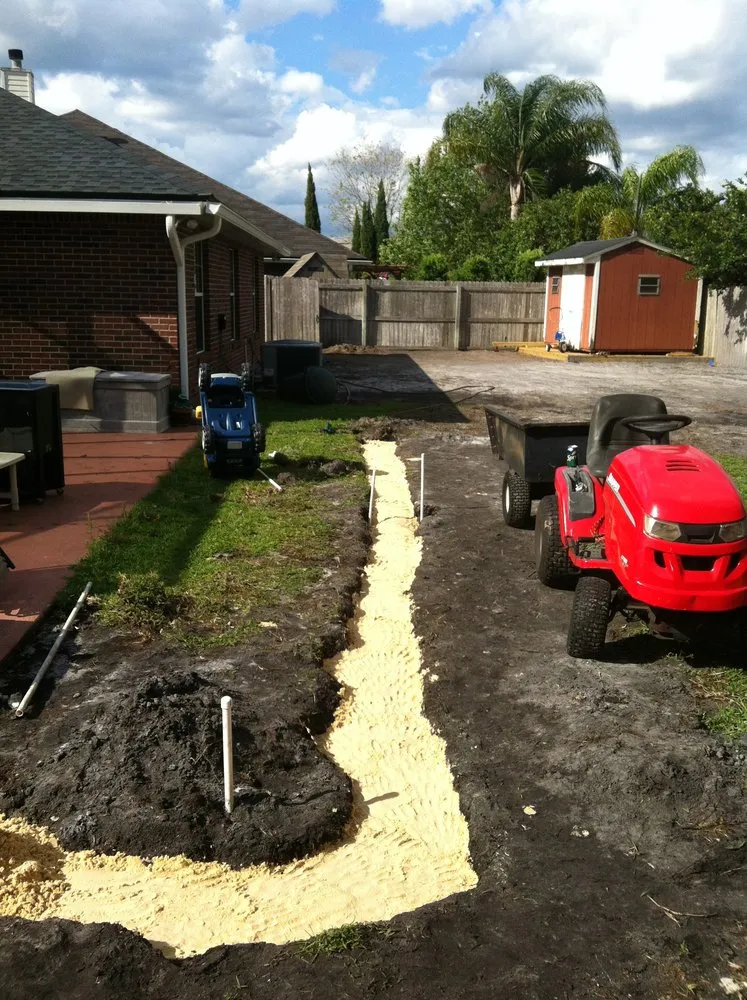 Custom garden landscaping in Jacksonville, FL by J & K Tree & Land