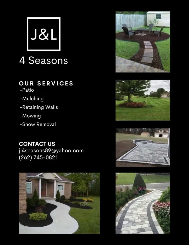 Reliable lawn care service in Sharon, WI - J & L 4 Seasons