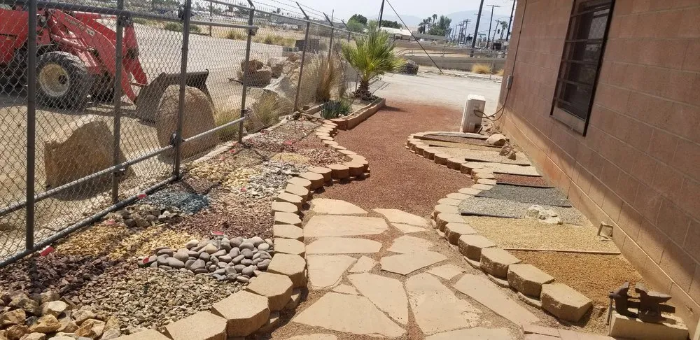 Professional outdoor landscaping in Indio, CA by J & L Material