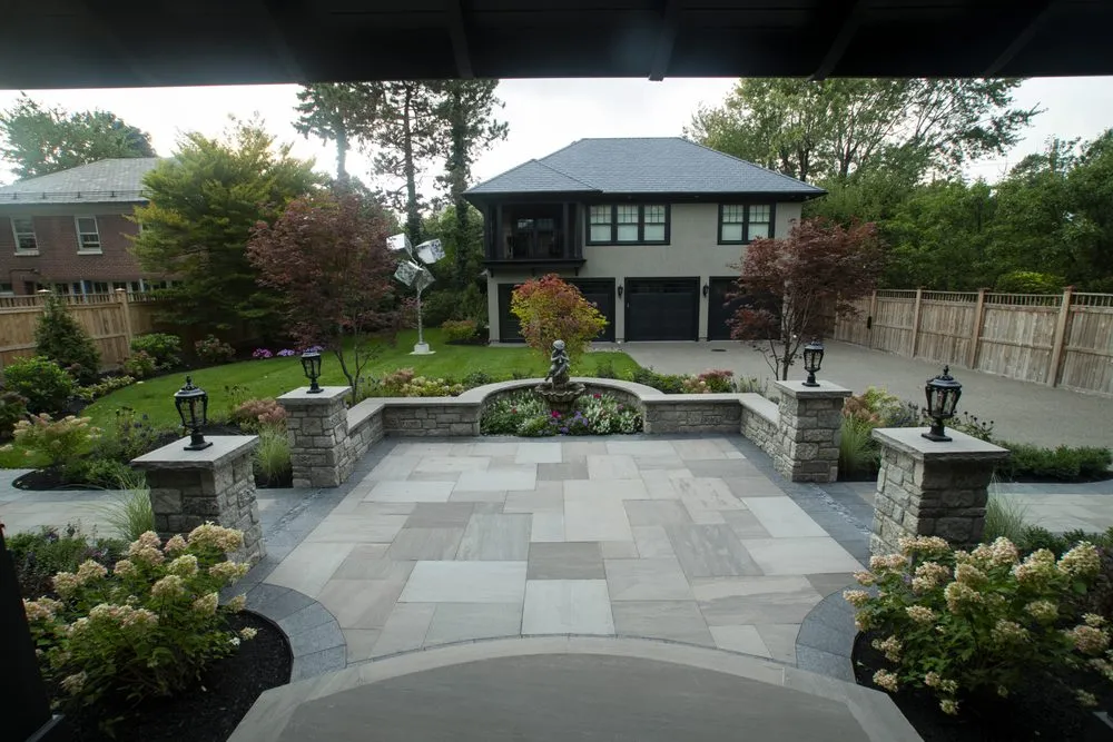 Custom garden landscaping in Alden, NY - J & L Premier Landscape