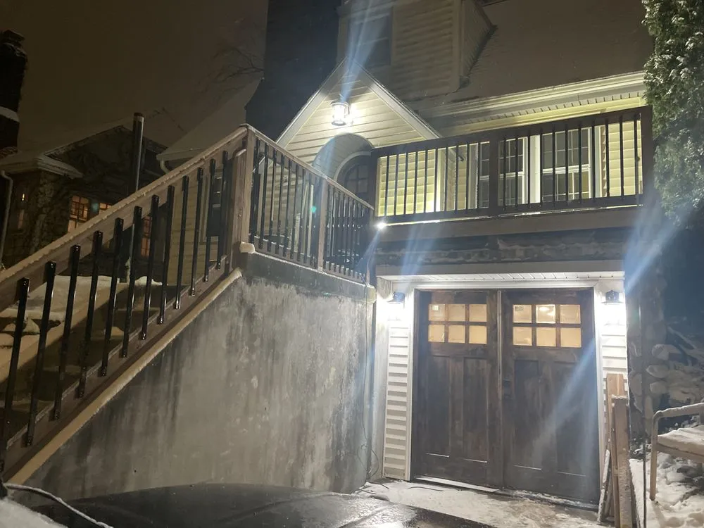 Custom landscape installation for homes in South Bend, IN by J & L Property Solutions