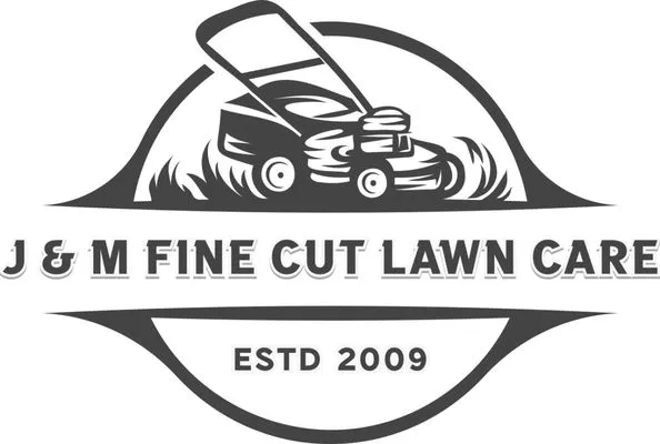 J & M Fine Cut Lawn Care Logo