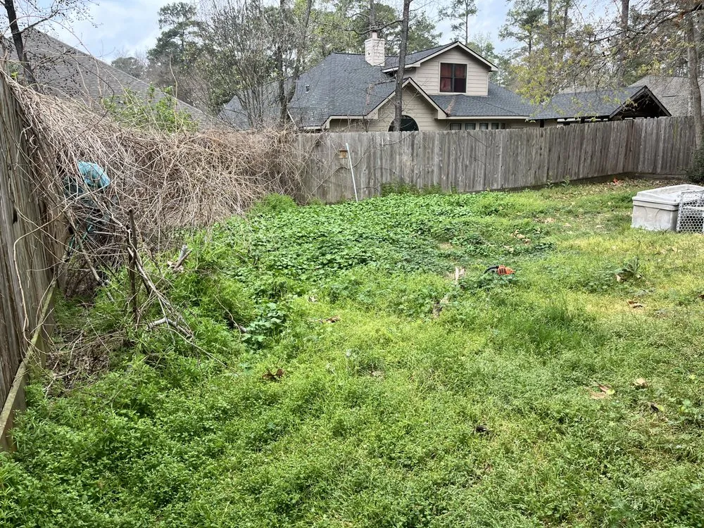 Affordable garden landscaping in Conroe, TX by J & M Landscaping