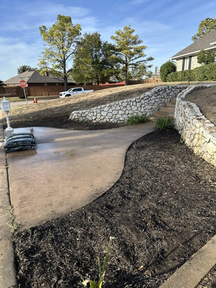 Reliable landscape installation for beautiful yards in Oklahoma City, OK by J & M Landscaping