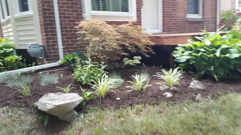 Top-rated landscape installation for residential properties in Pontiac, MI by J & M Lawn Care and Snow Removal