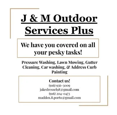 J & M Outdoor Services Plus Logo