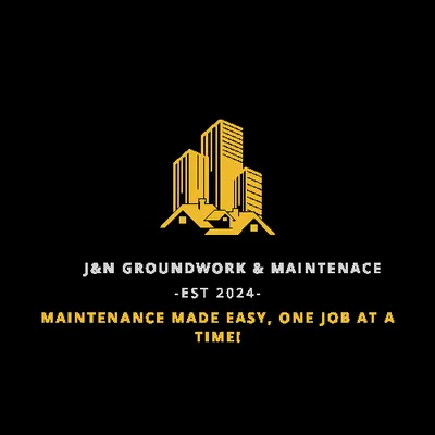 J & N Groundwork & Maintenance Logo
