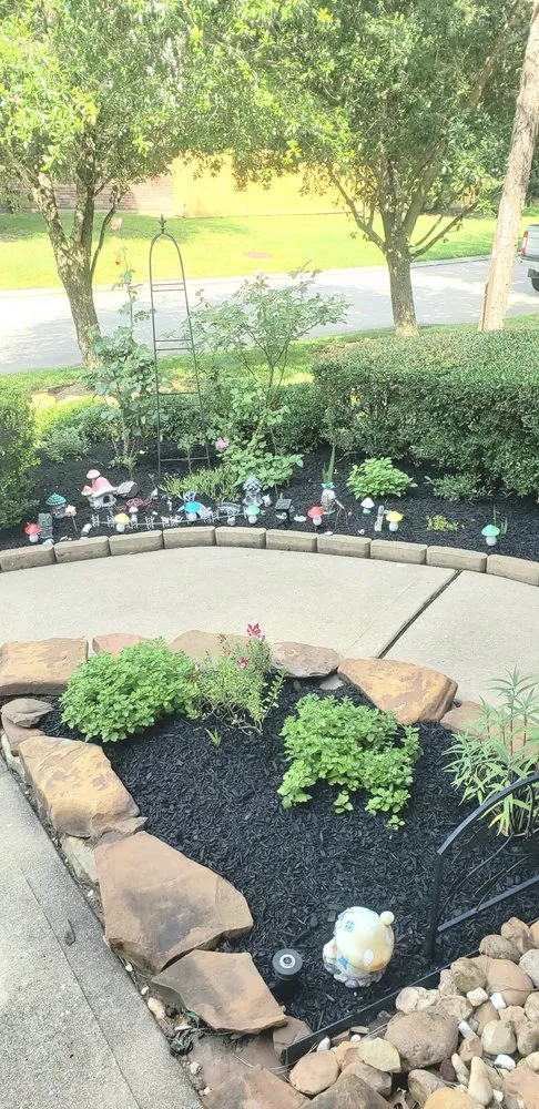 Trusted garden landscaping in Conroe, TX by J & N Landscaping and Remodeling Services