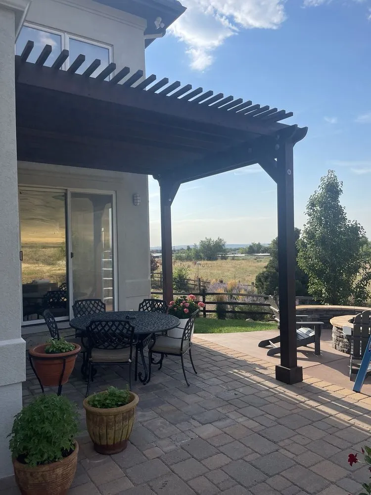 Custom garden landscaping for year-round maintenance in Berthoud, CO by J & P Landscaping