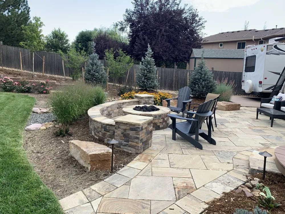 Top-rated outdoor landscaping with custom design in Berthoud, CO by J & P Landscaping
