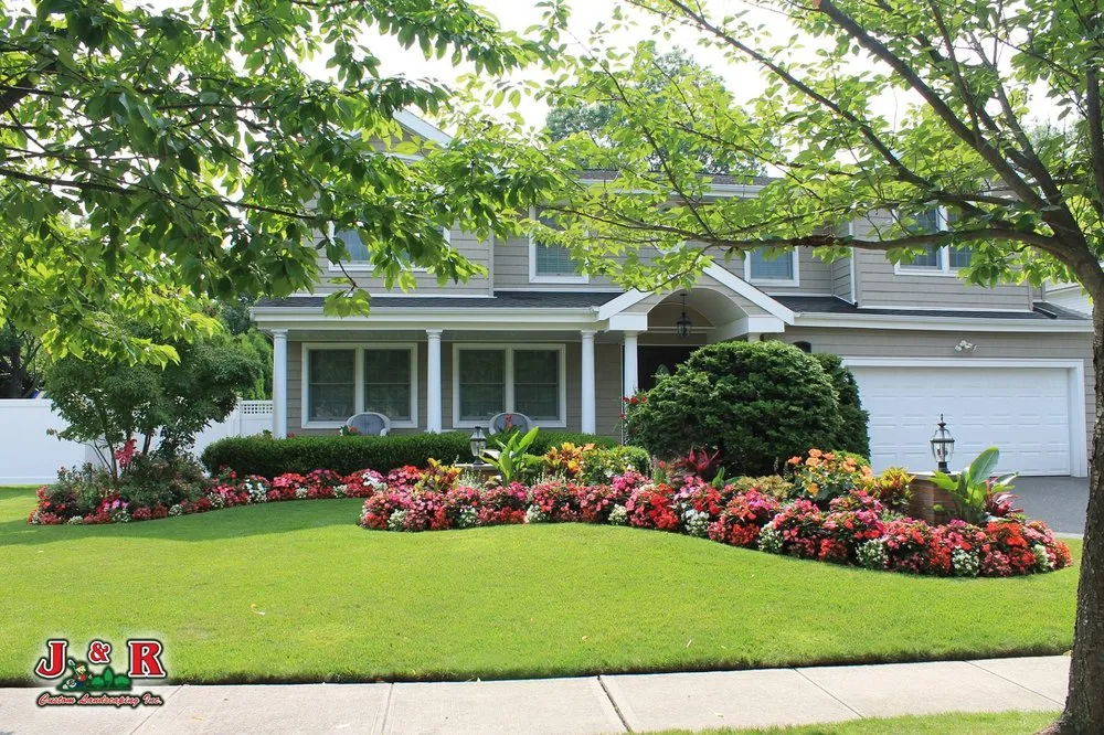 Expert landscape installation for beautiful yards across Westbury, NY - J & R Custom Landscaping