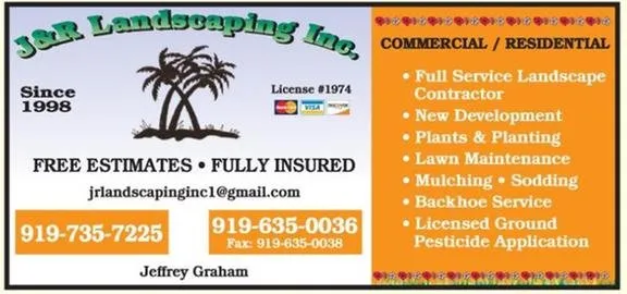 Professional residential landscaping for outdoor upgrades in Mt Olive, NC by J & R Landscaping