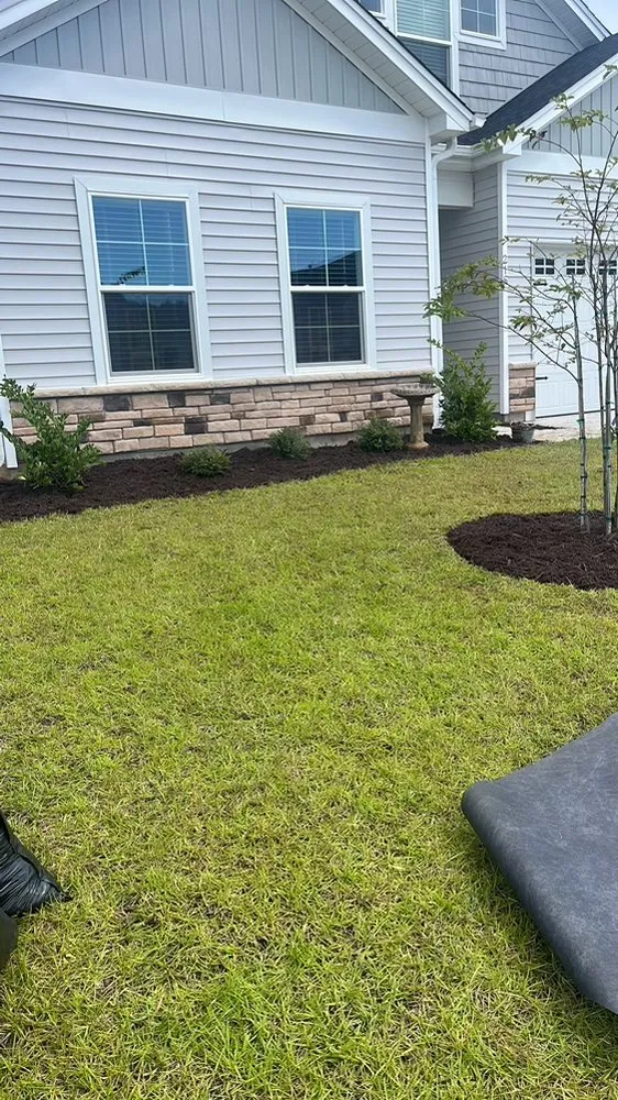 Local landscape installation in Poteet, TX - J & R