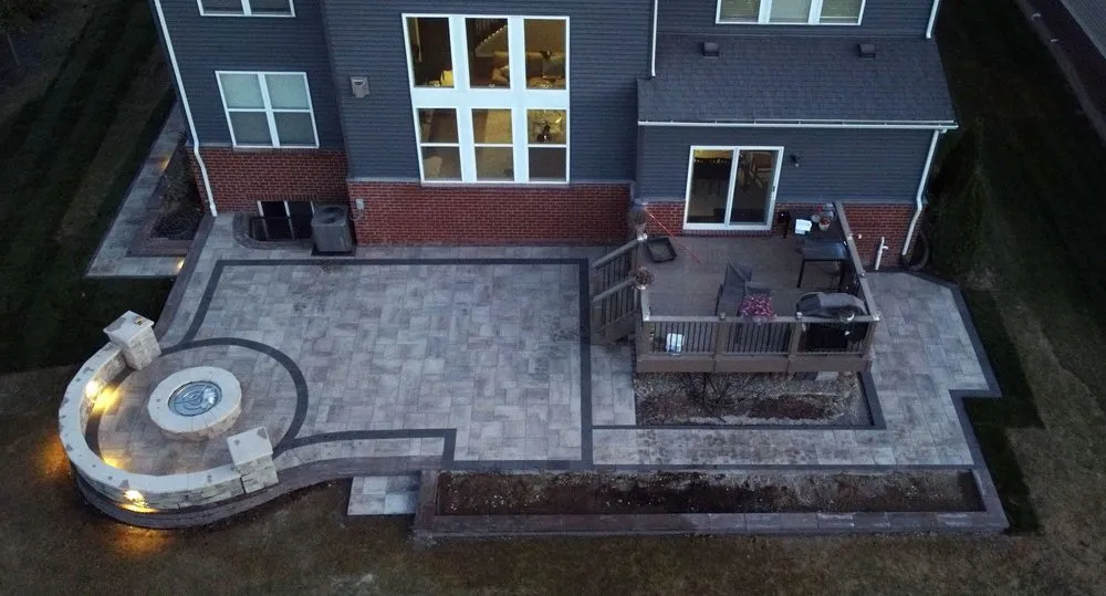 Custom residential landscaping for outdoor upgrades across Novi, MI - J & S Hardscape