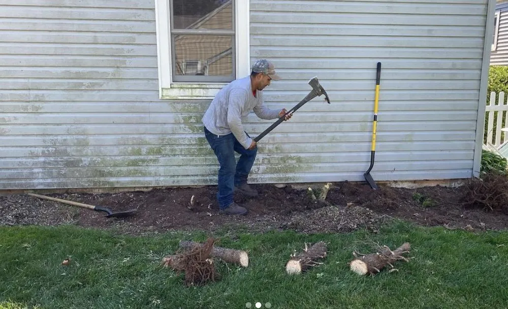 Custom lawn mowing service for outdoor upgrades in New Brunswick, NJ by J & Son Landscape Service