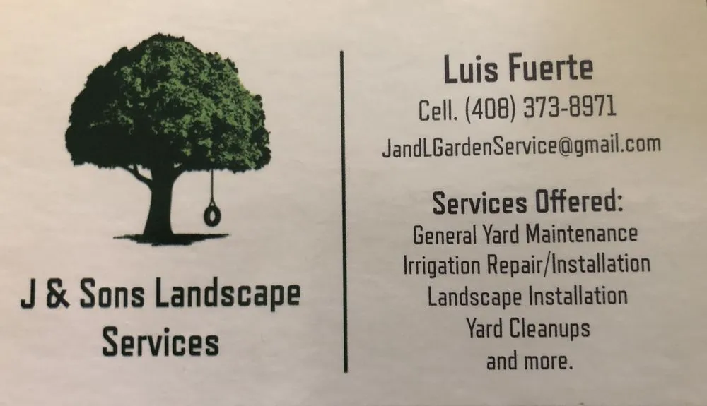 Professional landscape design in San Jose, CA by J & Sons Landscape Services