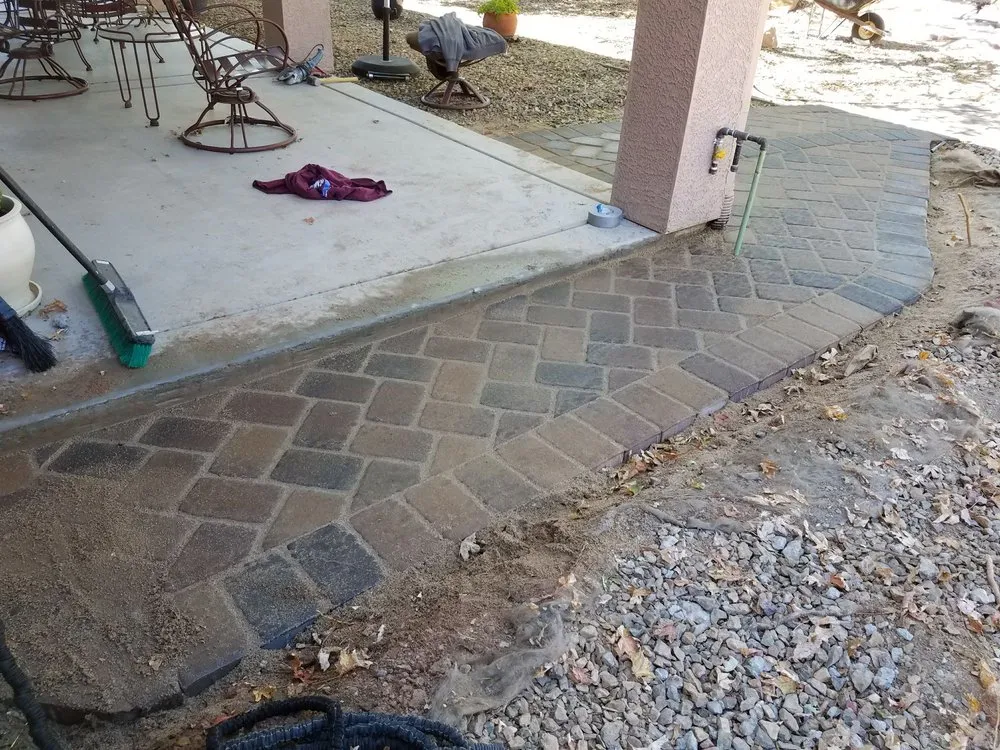 Custom landscape installation for homes in Prescott Valley, AZ by J & Trae Landscaping