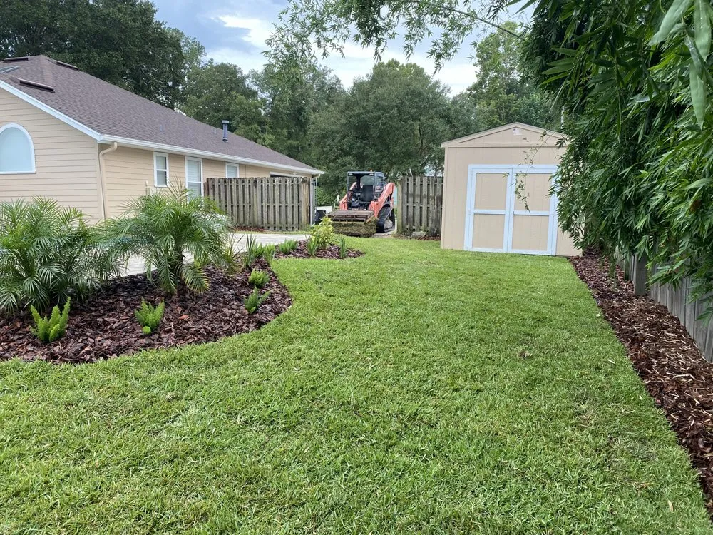 Trusted lawn mowing service for residential properties in High Springs, FL by J & T's Southern