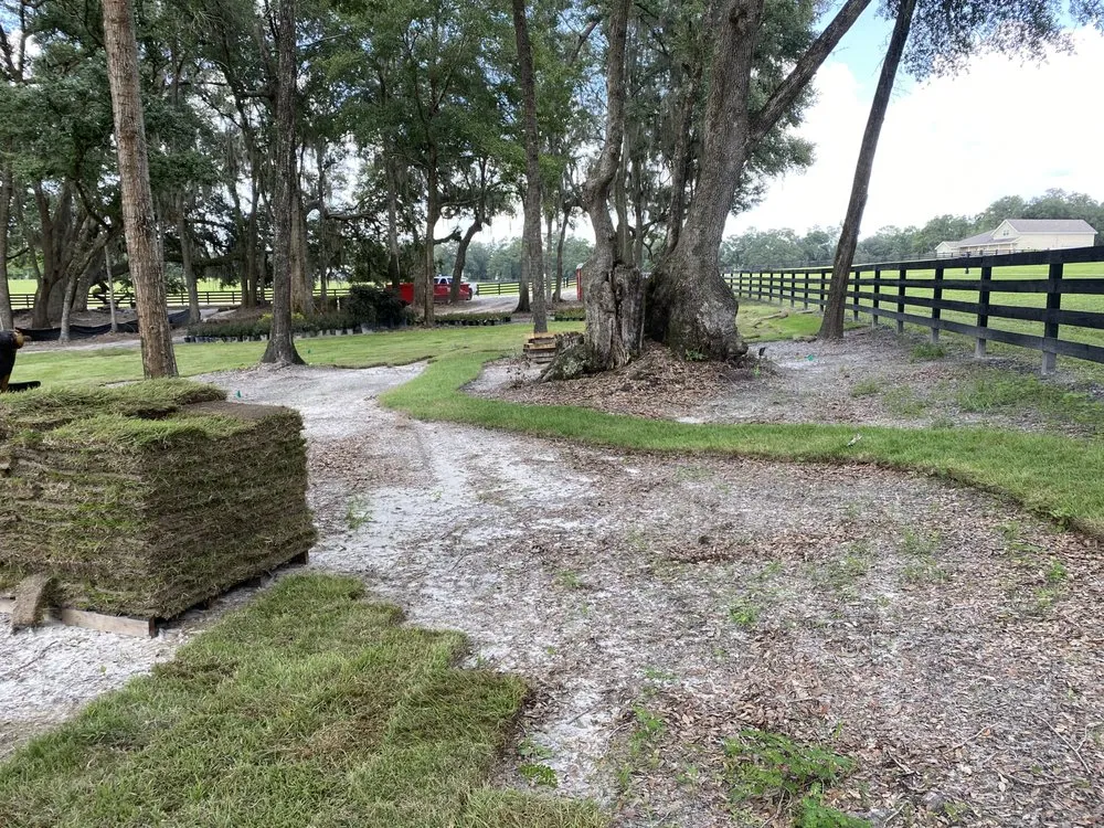 Professional landscape installation in High Springs, FL by J & T's Southern