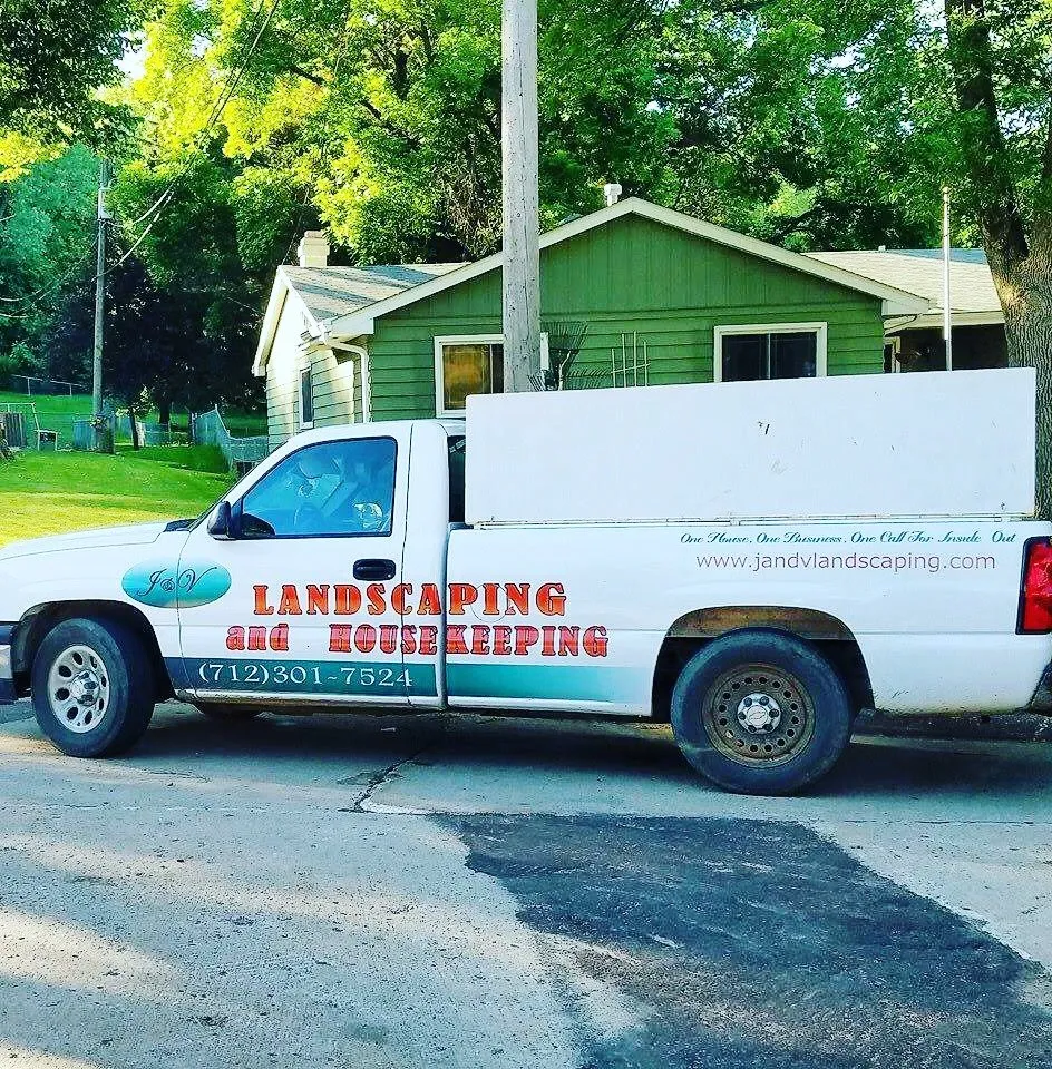 Professional landscape design for beautiful yards in Sioux City, IA by J & V Landscaping & Housekeeping