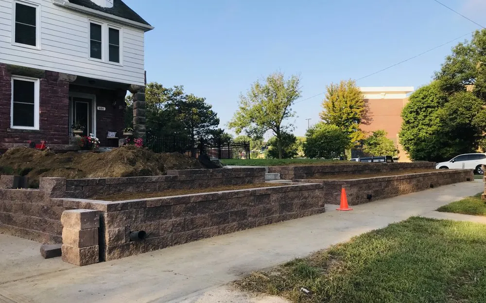 Expert landscape installation for outdoor upgrades in Sioux City, IA by J & V Landscaping & Housekeeping