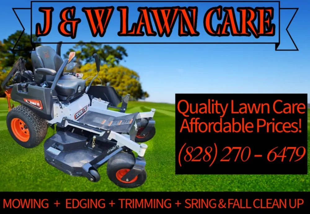 Reliable lawn mowing service in Granite Falls, NC - J & W Lawn Care