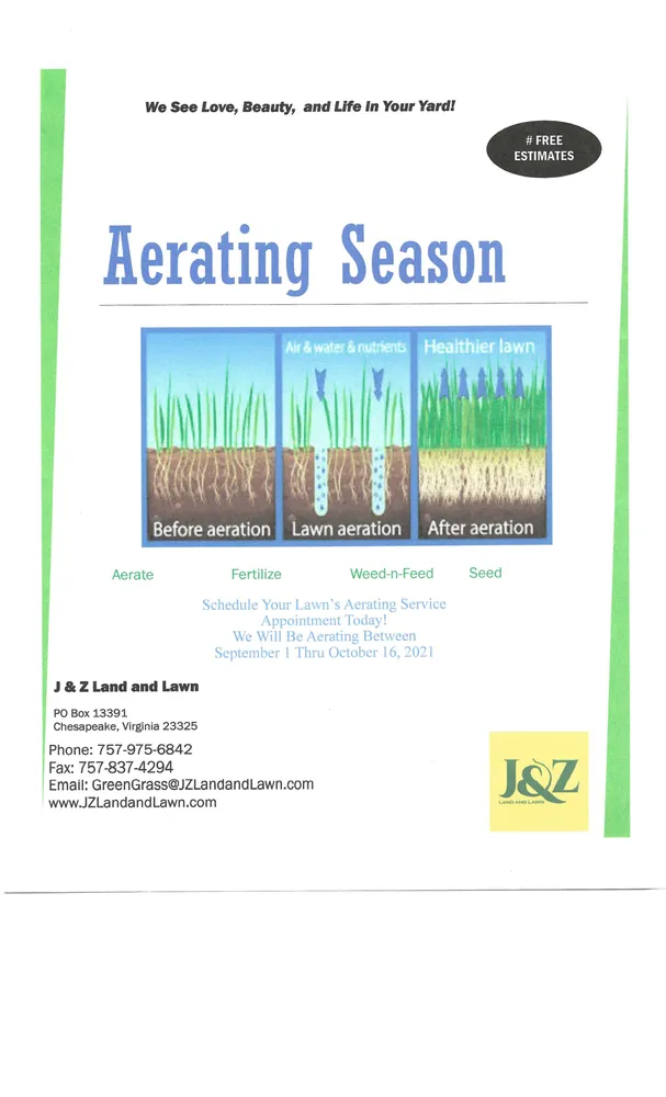 Professional residential landscaping for beautiful yards across Chesapeake, VA - J & Z Land and Lawn