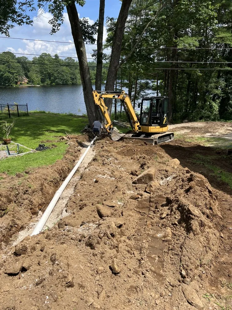 Affordable yard cleanup service with custom design across Charlton, MA - J Adams Enterprises