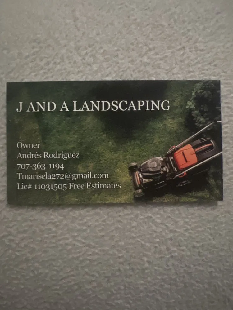 Trusted outdoor landscaping in Spanish Flat, CA by J And A Landscaping