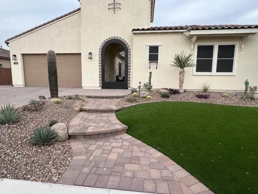J And A Landscaping Logo