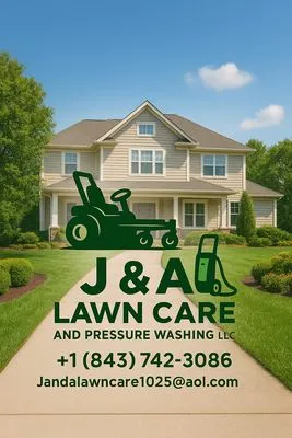 J and A Lawn Care and Pressure Washing Logo