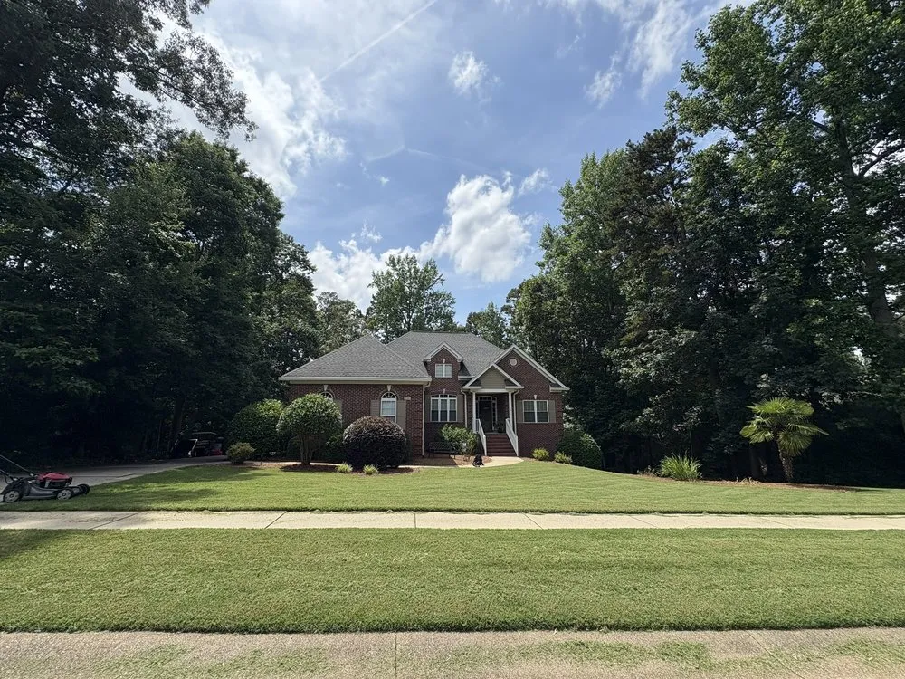 Trusted lawn mowing service with custom design in Moore, SC by J and A Lawncare