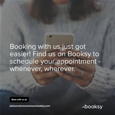 J and D LawnStarz Snow and Mow Logo