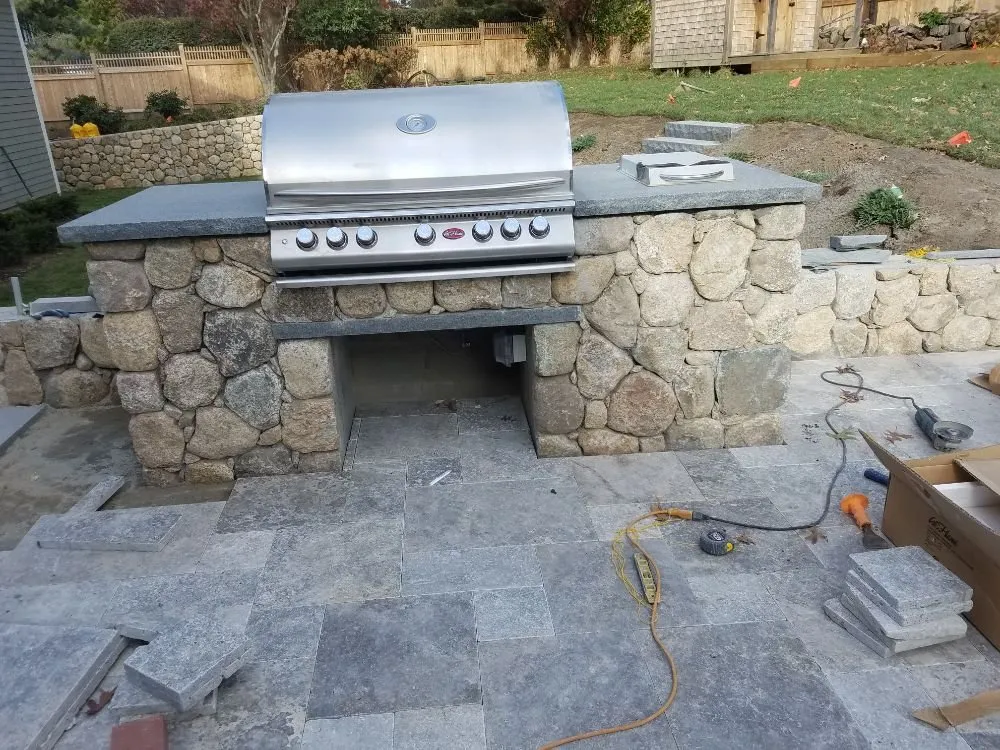 Top-rated landscape installation in Cranston, RI by J and G Masonry