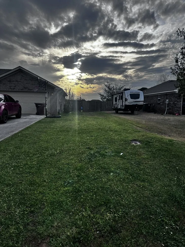 Custom landscape installation in Athens, AL - J and H Yard Work