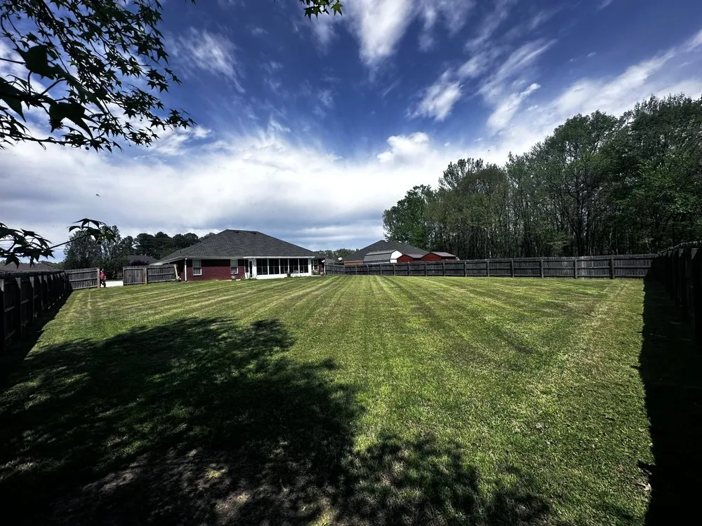 Expert residential landscaping for beautiful yards in Athens, AL by J and H Yard Work