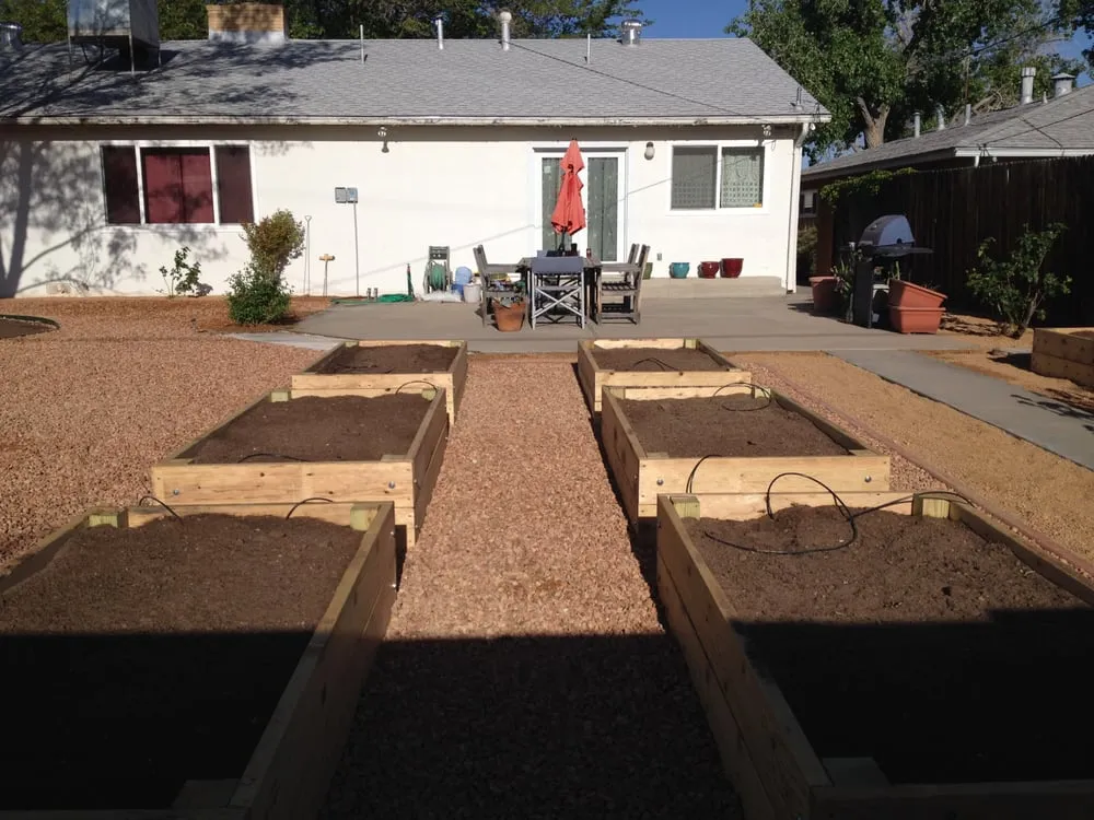 Custom residential landscaping with custom design in Albuquerque, NM by J and J Landscape
