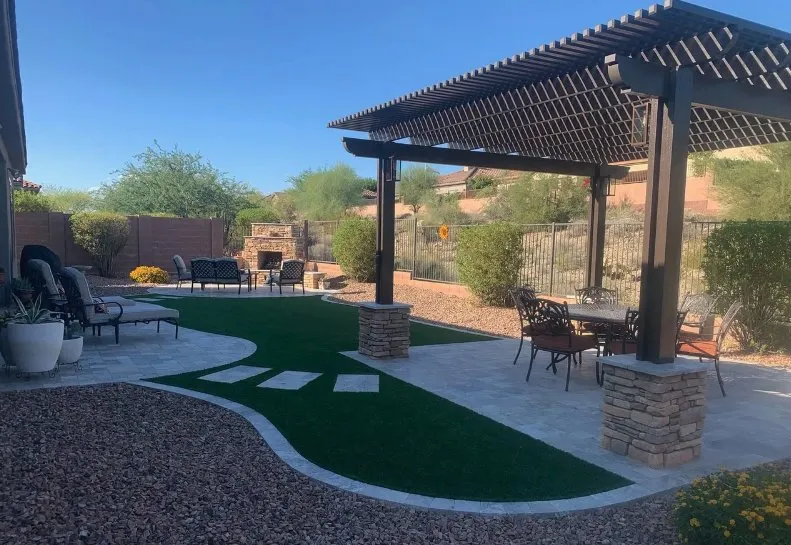 Professional landscape design with custom design across Anthem, AZ - J and J Landscaping