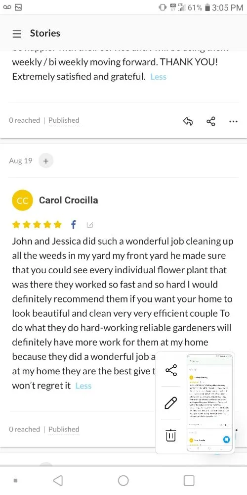 Professional lawn care service experts serving Ormond Beach, FL - J and j Weeding Picking