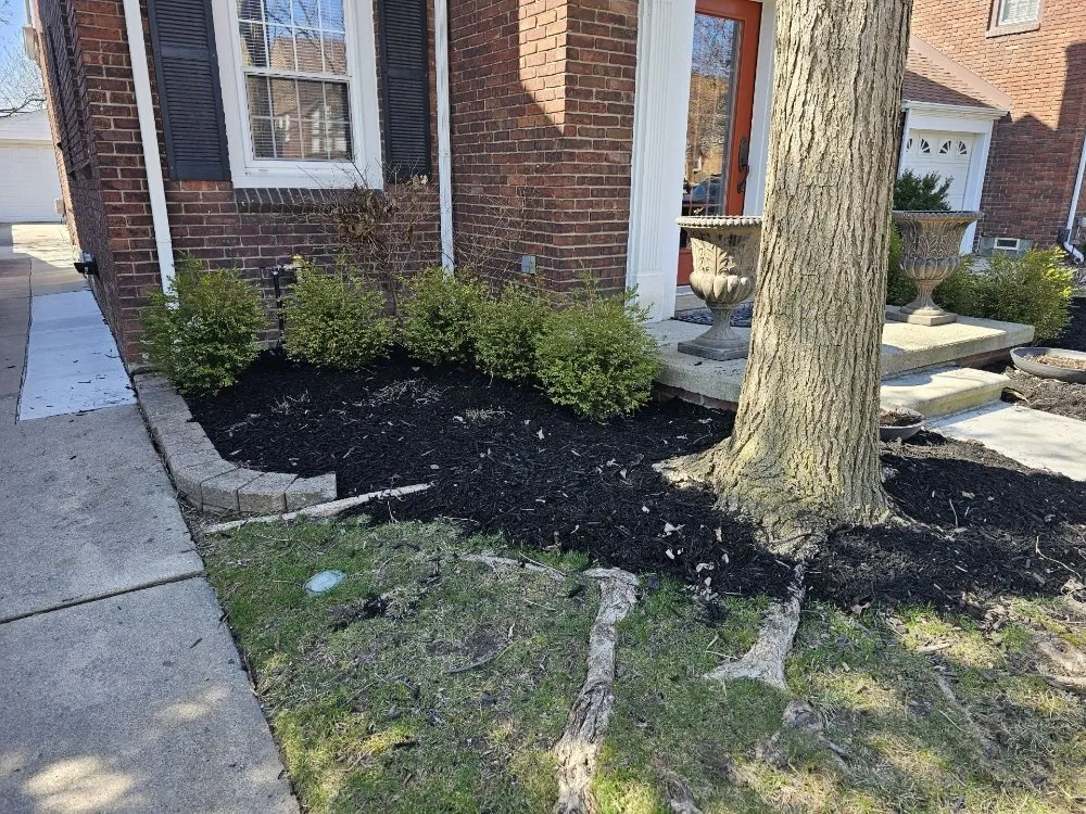 Local landscape installation with custom design in Wyandotte, MI by J and K Lawn Service