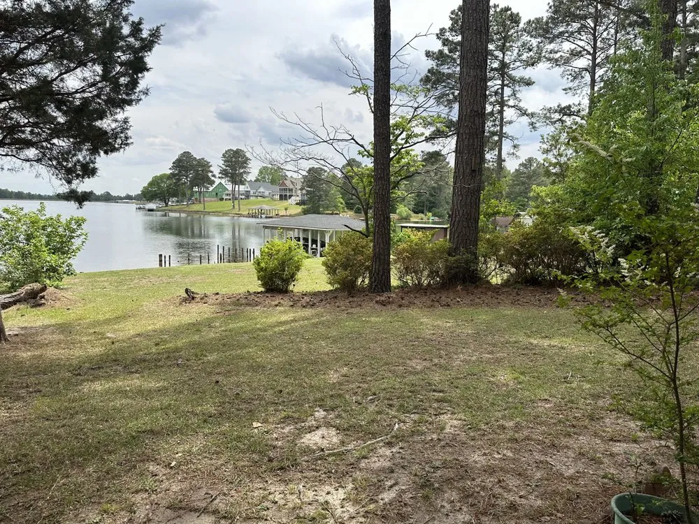 Custom yard cleanup service with custom design in Cameron, NC by J And M yard masters