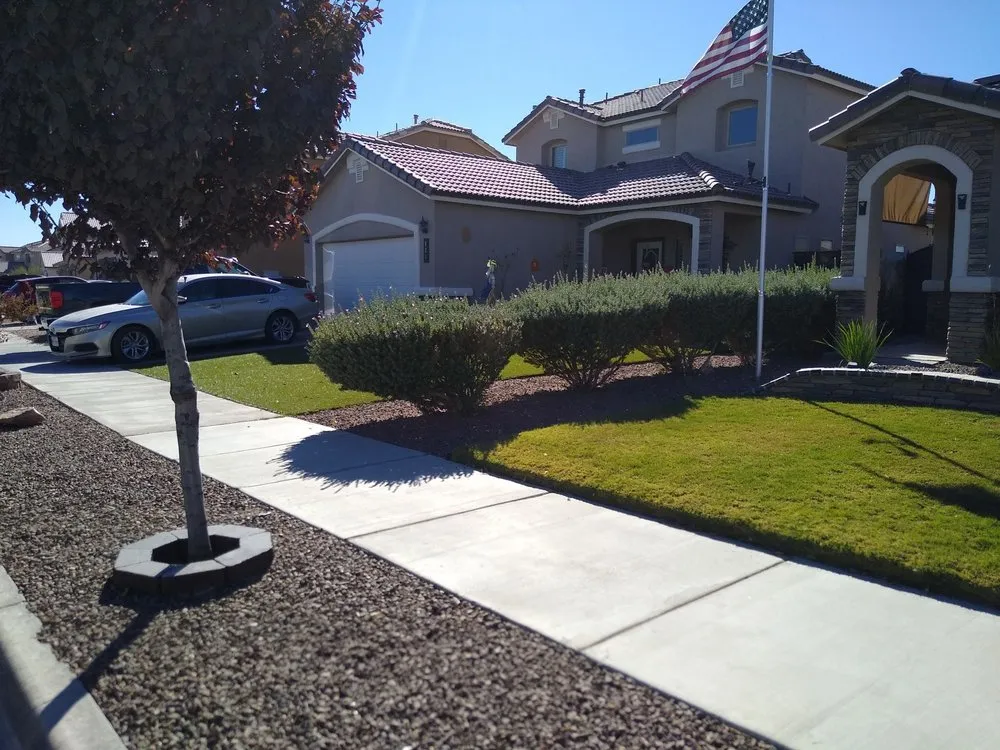 Professional yard maintenance with custom design across El Paso, TX - J B Lawn Care